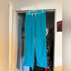 Figs Turquoise Track Pants